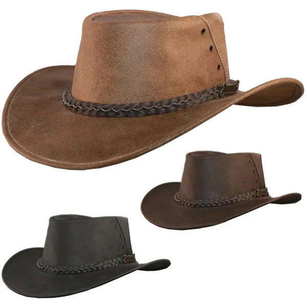 Cowboy Hat-BUFFALO Leather Cowboy hat, Custom Cowboy Hat, Cowboy Hat Woman