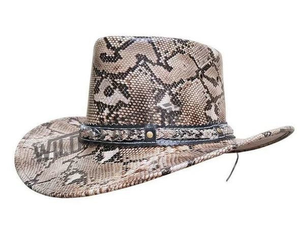 hand Made Python Style Braided Band Western Cowboy Aussie Leather Hat